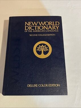 New World Dictionary Deluxe Color Edition - Navy Blue